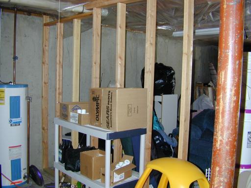 Finishing Basement Walls. a finished basement.